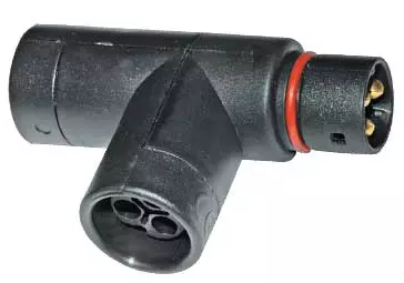 DEFA T-haara 90 astetta 250V IP44 - Ajoneuvojen akkulaturit - 7042284608315 - 1