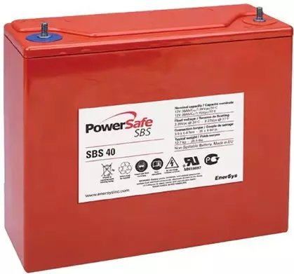 Enersys Powersafe SBS40 12V 38Ah/C10 - AGM ajovoima- ja teollisuusakut - 201465 - 1