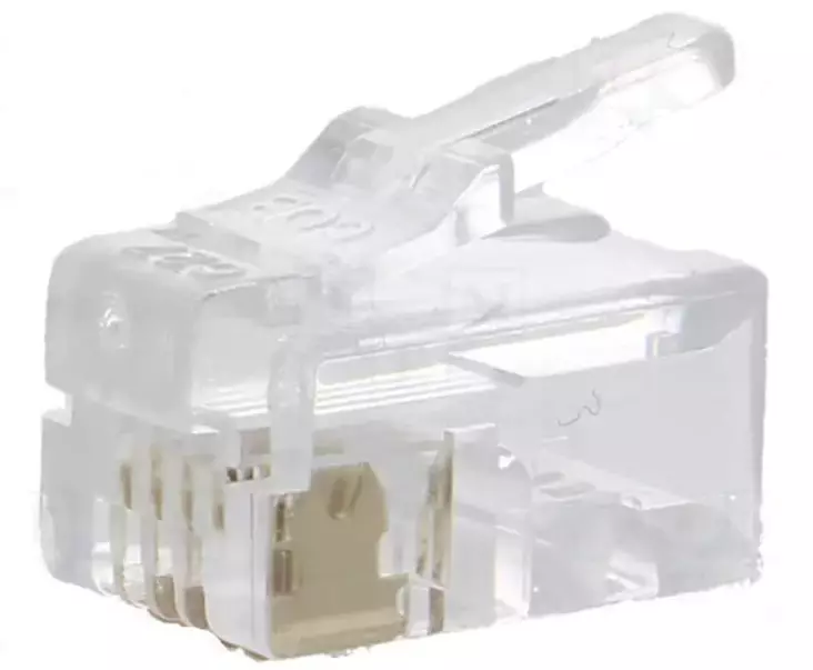 RJ10 Liitin 4 pinniä Lumberg - Audio-videoliittimet - 100035 - 1