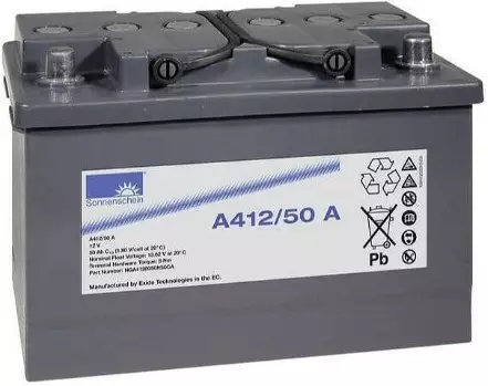Sonnenschein geeliakku A412/50A 12v 50Ah - Geeli ajovoima- ja teollisuusakut - 4005 - 1
