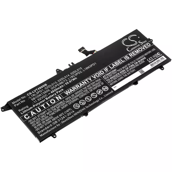Tietokoneen Akku Lenovo11.52V4850mAh(588 - Lenovo kannettavan akut - 4894128158745 - 1