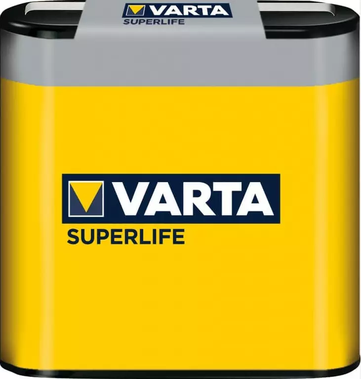 Varta superlife zinc-carbon 3R12 4,5V - Greencell ruskokiviparistot - 4008496556595 - 1