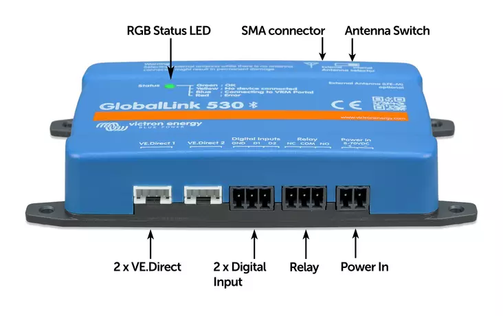 Victron GlobalLink 530 - Hallinta ja ohjelmointi - 8719076063025 - 1