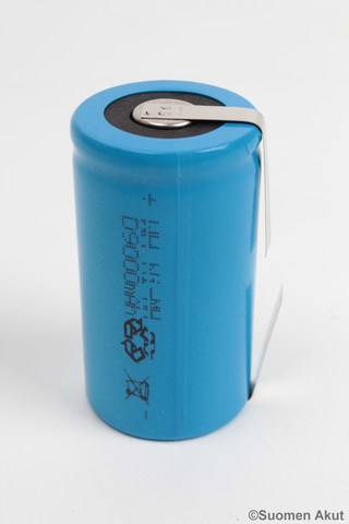 Power Plus D 1.2v 9000mAh Nimh JK - Nimh Juotoskorvalliset kennot - 1466 - 1