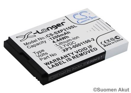 Sonim XP3-S 3.7v 1200mAh Liion CS - Sonim kännykän akut - 4894128099796 - 1