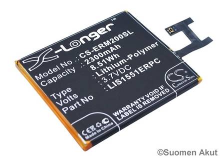 Sony Ericsson 3.7V 2300mAh Li-poXperiaE3 - Sony Ericsson kännykän akut - 4894128104476 - 1