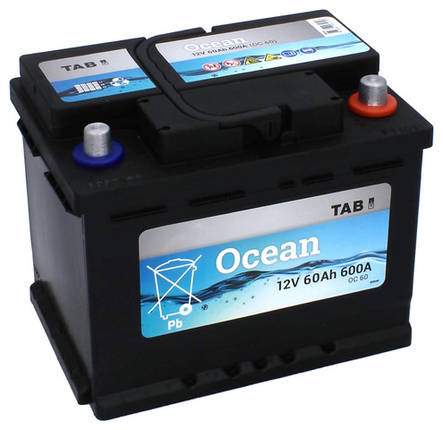 TAB Ocean start OC60 12v 60Ah - Tab vene- ja vapaa-ajan akut - 3838807032156 - 1