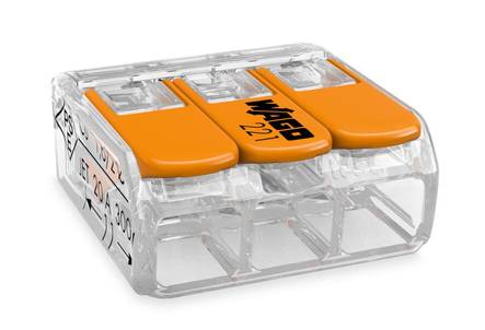 Wago rasialiitin 3x0,14-4mm2 - Aurinkoenergian tarvikkeet - 12656 - 1