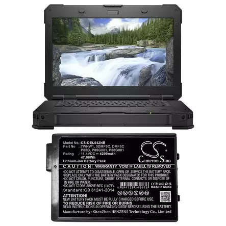 Tietokoneen Akku Dell 11.4V 4200mAh(679) - Dell kannettavan akut - 4894128168676 - 2