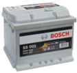 Bosch S5 001 12V 52Ah 520A - Bosch käynnistysakut - 4047023479426 - 1
