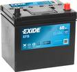Exide akku 12v 60Ah EL604 Start-Stop EFB - Exide käynnistysakut - 3661024036566 - 1
