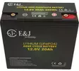 E&J EJ1220 Li-ion akku 12,8V 20Ah - Li-ion ajovoima- ja teollisuusakut - 59446 - 1