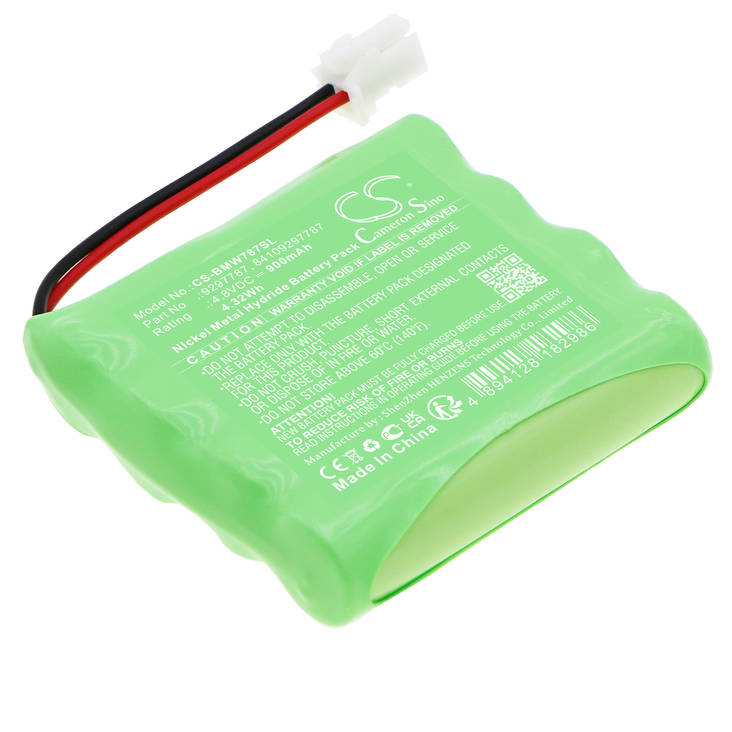 BMW tarvikeakku 4.8V 900mAh nimh - Hälyttimen akut - 4894128182986 - 1