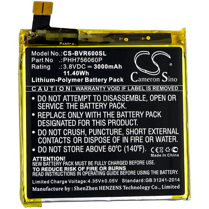 Blackview BV6000 Puhelimen tarvikeakku - Muiden merkkien puhelinakut - 4894128138686 - 1