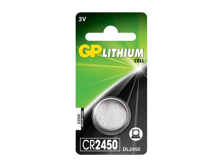 CR2450 3V Lithiumparisto 1kpl Blist GP - CR2450 3V lithiumparistot - 4891199063916 - 1