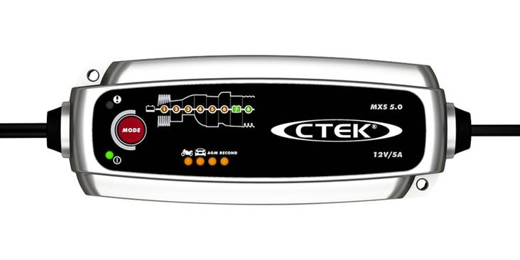 CTEK MXS 5.0 EU-A 12V 5A - Ajoneuvojen akkulaturit - 7350009569736 - 1