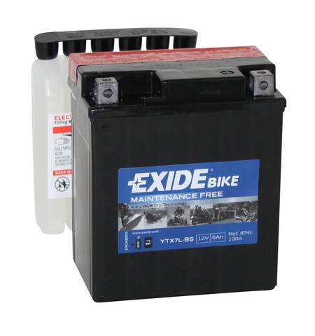 Exide Mp-Akku ETX7L-BS 12V 6Ah 100A(En) - AGM MP- ja kelkan akut - 3661024033756 - 1