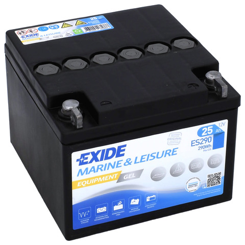 Exide geeliakku ES290 12v 25Ah - Geeli ajovoima- ja teollisuusakut - 3661024035866 - 1