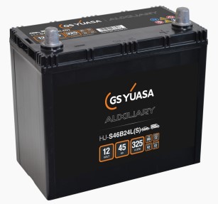 GS Yuasa agm akku HJ-S46B24L(S) 12V45Ah - GS käynnistysakut - 5050694036576 - 1
