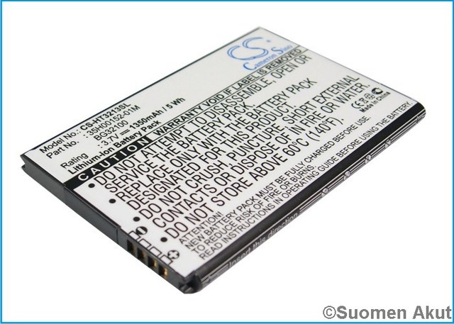 HTC akku EVO 4G 3.7v 1350mAh Liion - HTC ja PDA -akut - 4894128039266 - 1