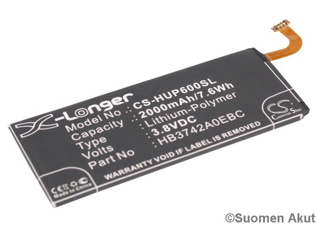 Huawei puhelimen tarvikeakku HB3742A0E8C - Huawei kännykän akut - 4894128080176 - 1