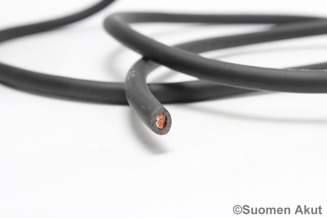 Kaapeli 10mm2 musta 1metri Hiflex - Kaapelit - 47119946 - 1