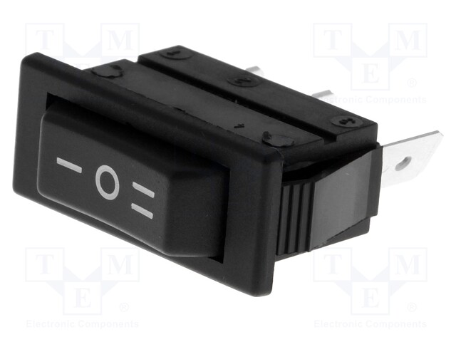 Keinukytkin SP3T ON-OFF-ON - Virransyöttöliittimet - 28606 - 1