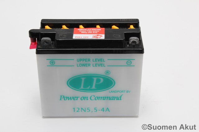 Landport Mp-Akku 12N5.5-4A 12V 5,5Ah LP - MP- ja kelkan korkilliset vakioakut - 8717101002476 - 1
