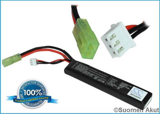 Li-polymer akku 7.4v 850mah 104x20x13 - Li-polymer kennot/akut - 4894128048916 - 1