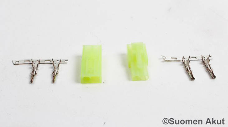 Mini Tamiya liitin uros+naaras - Virransyöttöliittimet - 3026 - 1