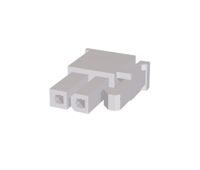 Molex Liitinkotelo 4.2 mm Napaluku 2x1 - Teollisuusliittimet - 99926 - 1