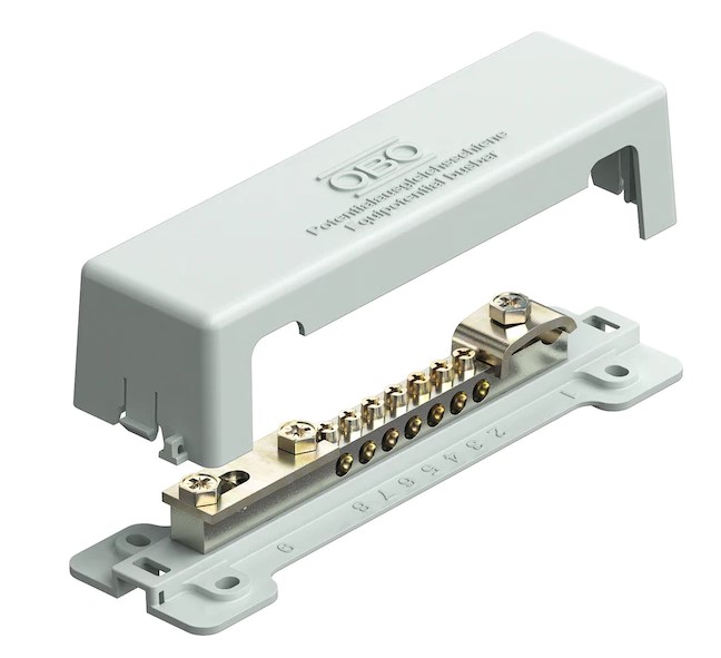 Potentiaalintasauskisko+kansi OBO - Aurinkoenergian tarvikkeet - 4012195378266 - 1