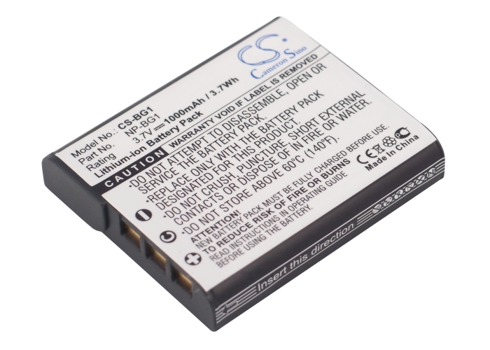 Sony akku NP-BG1 3.7V 1000mAh - Sony kameranakut - 4894128019466 - 1