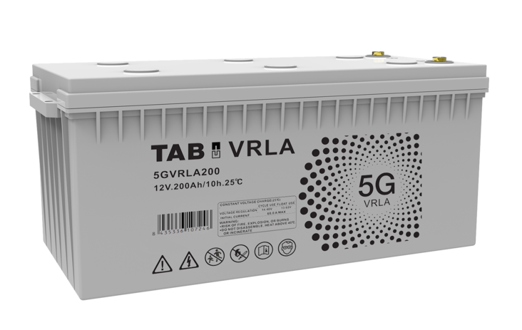 TAB Agm-akku 5GVRLA200 12V 200Ah/10h - AGM ajovoima- ja teollisuusakut - 8435336107246 - 1