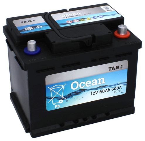 TAB Ocean start OC60 12v 60Ah - Tab vene- ja vapaa-ajan akut - 3838807032156 - 1