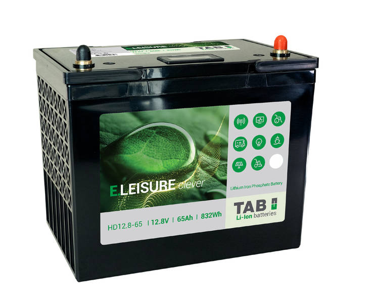 Tab HD12-65 ELC SOC akku 12,8V 65Ah 832Wh - Li-ion ajovoima- ja teollisuusakut - 3838807049826 - 1