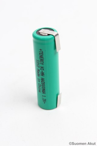 Power plus AA 1.2v 2300mAh Nimh JK - Nimh Juotoskorvalliset kennot - 1446 - 1