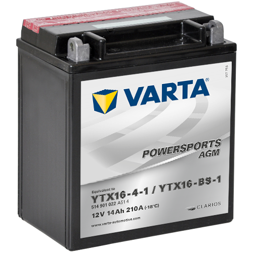 Varta Mp-Akku TX16-BS-1 12V 14Ah 210A - AGM MP- ja kelkan akut - 4016987127506 - 1