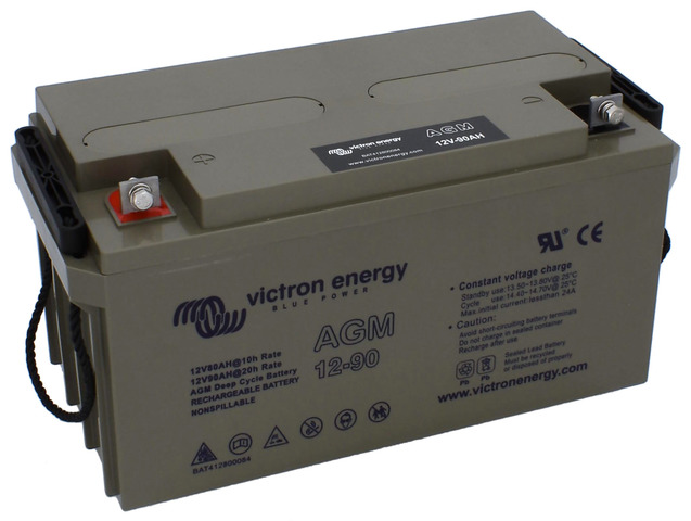 Victron Deep cycle Agm-Akku 12v 90Ah - AGM ajovoima- ja teollisuusakut - 1254796 - 1