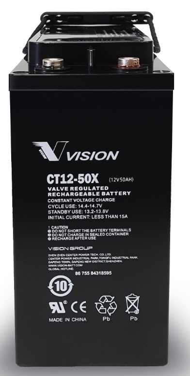 Vision Agm-Akku CT12-50X 12v 50Ah/10h - AGM ajovoima- ja teollisuusakut - 88996716 - 1