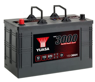 Yuasa KäynnistysakkuYBX3664 12V112Ah - Yuasa käynnistysakut - 5050694039966 - 1