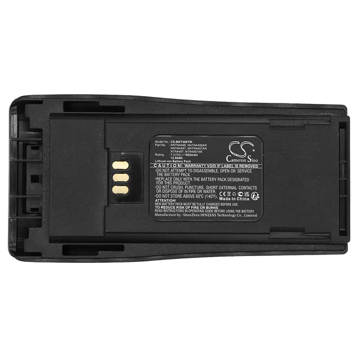 VHF akku 7.2V 1800mAh NTN4496 Li-Ion - Motorola VHF-akut - 4894128074946 - 1