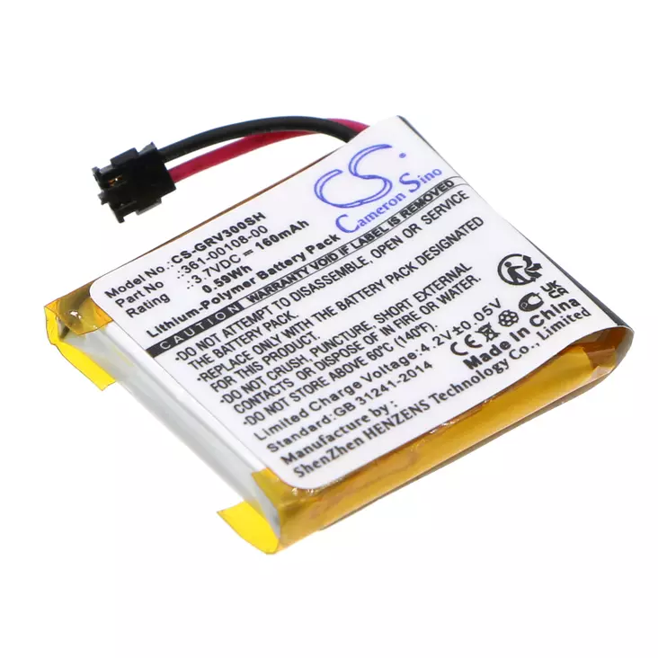 Garmin Akku 3.7v 160mah Li-polymer CS - Garmin älykellojen akut - 4894128153566 - 1
