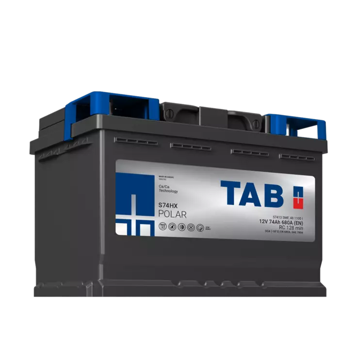 TAB käynnistysakku Polar S S74HX 12V 74Ah 680A(EN - Tab käynnistysakut - 3838807027046 - 2
