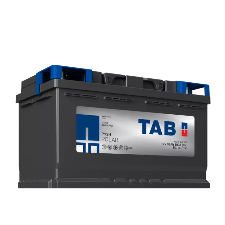 TAB Polar P92H 12V 92Ah 800A(EN - Tab käynnistysakut - 3838807033566 - 2