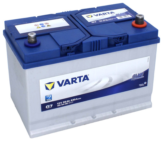 Varta Blue Dynamic G7 12V 95Ah 830A - Varta käynnistysakut - 4016987119716 - 1