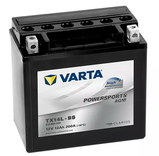 Varta Mp-Akku TX14L-BS 12V 12Ah200A(En - AGM MP- ja kelkan akut - 4016987149706 - 1