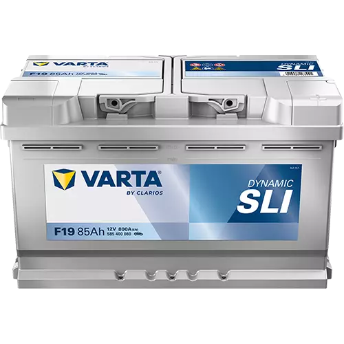 Varta Silver F19 12V 85Ah 800A - Varta käynnistysakut - 4016987143636 - 1