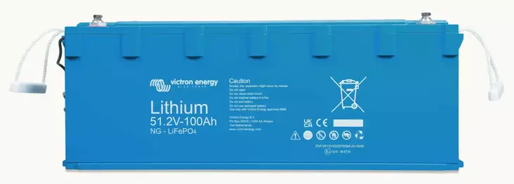 Victron Li-ion akku 51,2V/100Ah NG - Li-ion ajovoima- ja teollisuusakut - 8719076064756 - 1