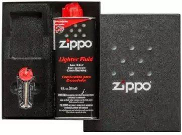 Zippo lahjarasia 50DR kivet ja bensa - Zippo sytyttimet ja tarvikkeet - 041689210526 - 1